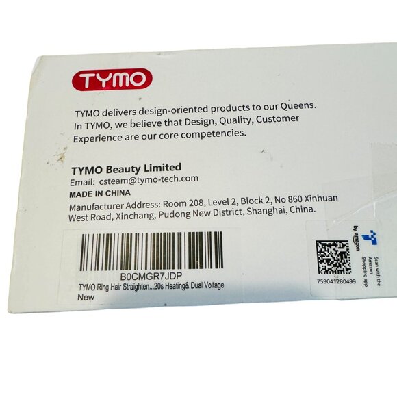 TYMO Ring Pink Hair Straightener Brush, Hair Straightening Iron with accessories - Picture 9 of 12